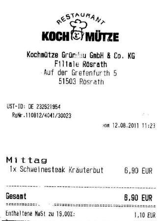 ktzg Hffner Kochmtze Restaurant